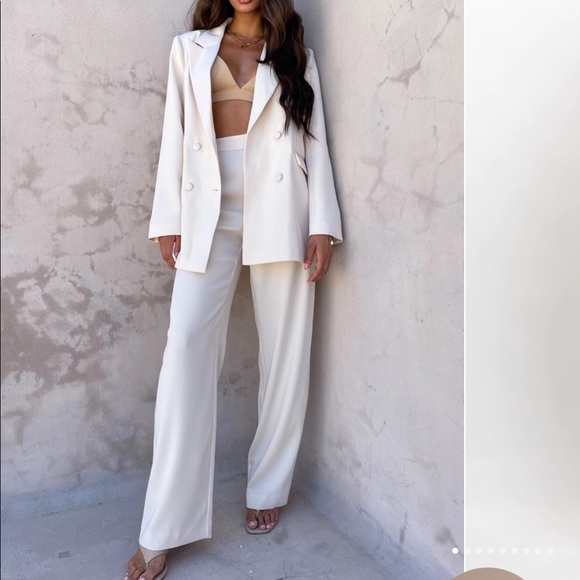 Meshki Jackets & Blazers - Madison Meshki Cream Blazer - XS